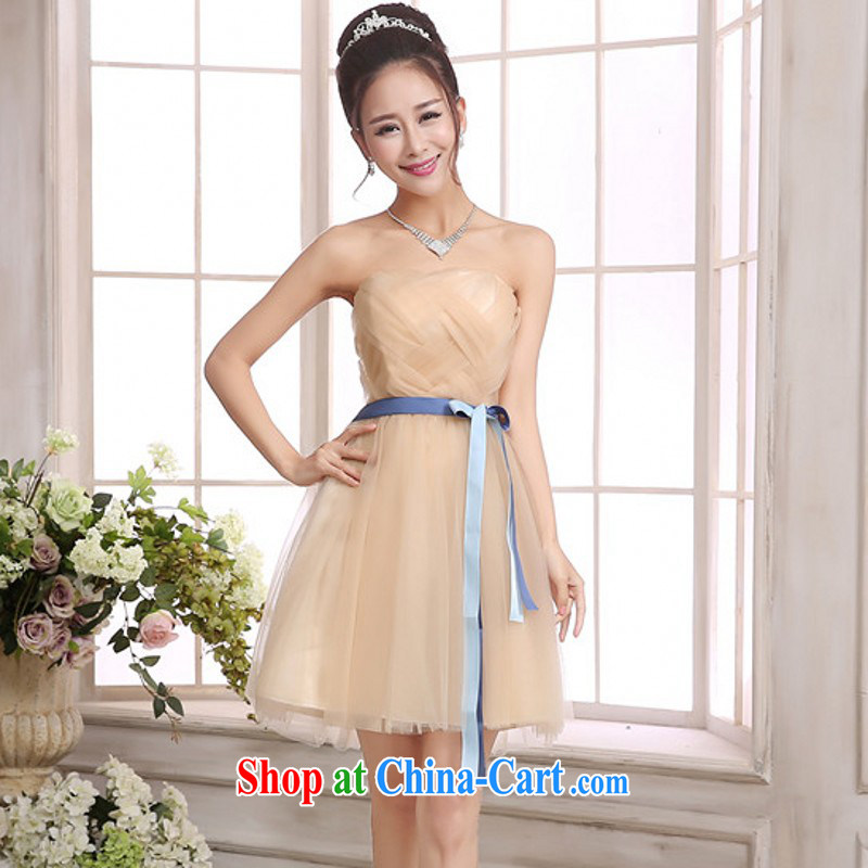 The package mail short dress bridesmaid mission Small dress with stars, dress sister dress sense of wrapped chest dress straps dress the dress code Green is code, land is still the garment, and shopping on the Internet