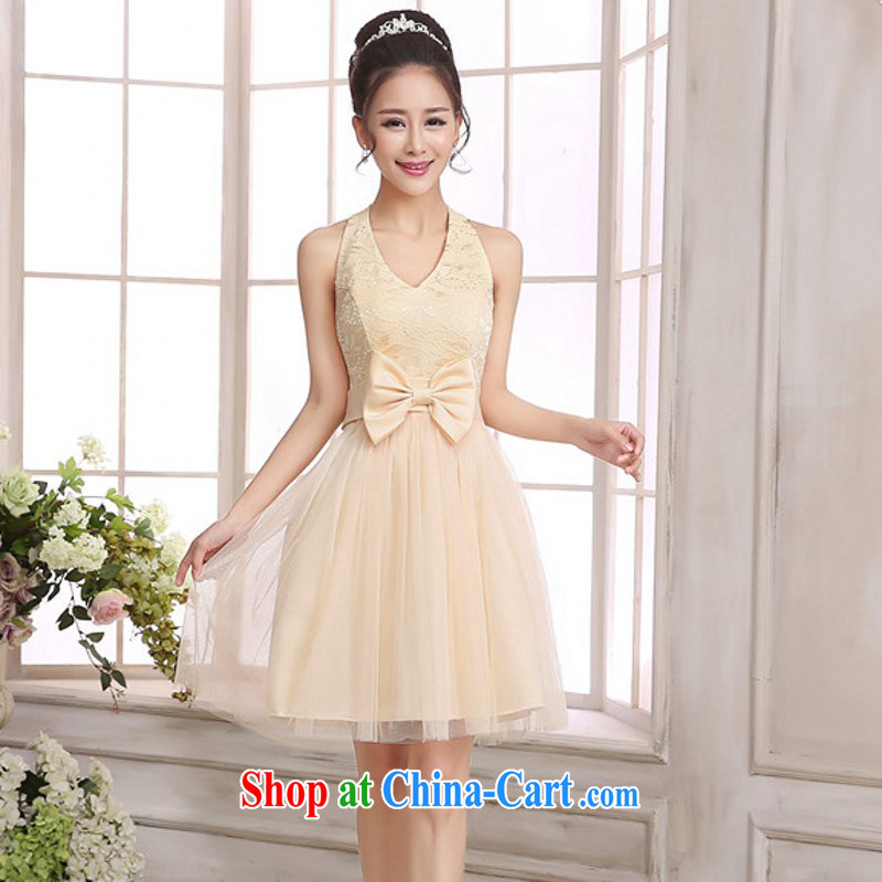 Package-goods with the payment of aristocratic ladies shoulders small dress Web yarn shaggy dress wedding dress bridesmaid sister's dress code and annual dress straps purple skirt, code, land is still the garment, online shopping