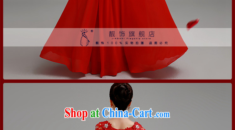 Beautiful ornaments 2015 new wedding dresses red long dress bride married a Field shoulder dress uniform toasting red L pictures, price, brand platters! Elections are good character, the national distribution, so why buy now enjoy more preferential! Health