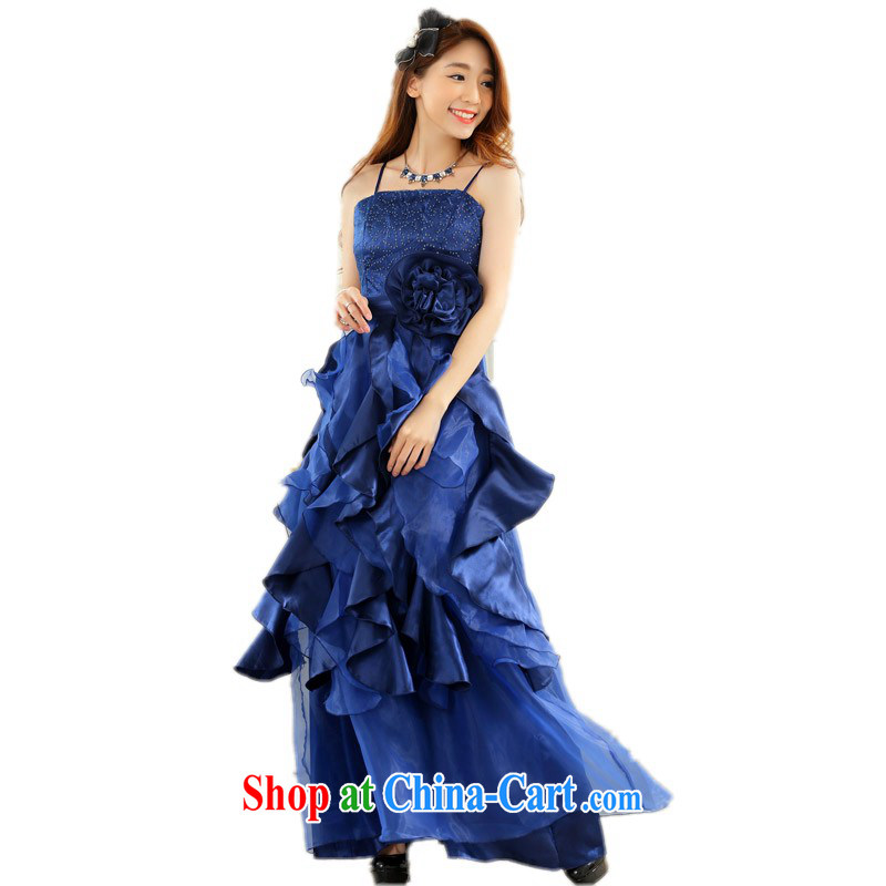 The package mail and ventricular hypertrophy, annual meeting chair dresses show dresses GALLUS DRESS long evening dress wedding bridesmaid dress mm thick party dress pink are Code about 90 - 120 jack, land is still the garment, and, on-line shopping