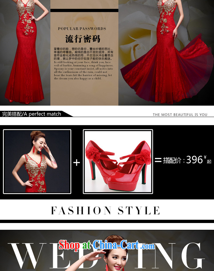 A good service is 2015 New Red brides with wedding dress toast clothing Evening Dress evening dress long skirts at Merlion red 2 XL pictures, price, brand platters! Elections are good character, the national distribution, so why buy now enjoy more preferential! Health