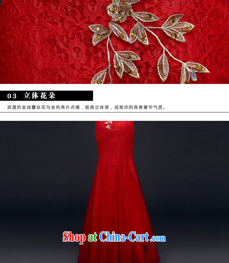 A good service is 2015 New Red brides with wedding dress toast clothing Evening Dress evening dress long skirts at Merlion red 2 XL pictures, price, brand platters! Elections are good character, the national distribution, so why buy now enjoy more preferential! Health