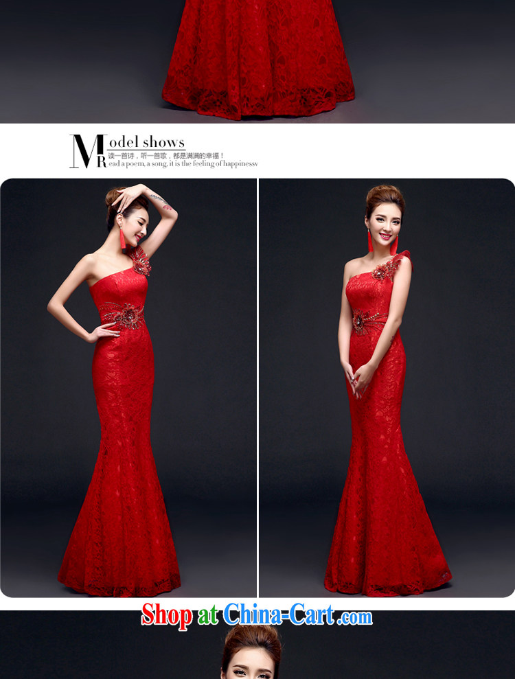 A good service is 2015 New Red bridal wedding dress long, with evening dress evening dress uniform toast at Merlion red L pictures, price, brand platters! Elections are good character, the national distribution, so why buy now enjoy more preferential! Health