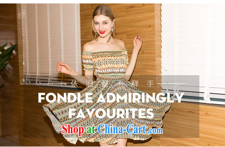 Yi Ge lire lady aura snow woven stamp your shoulders short-sleeved-waist floral large small dress dresses stamp 6832 L pictures, price, brand platters! Elections are good character, the national distribution, so why buy now enjoy more preferential! Health