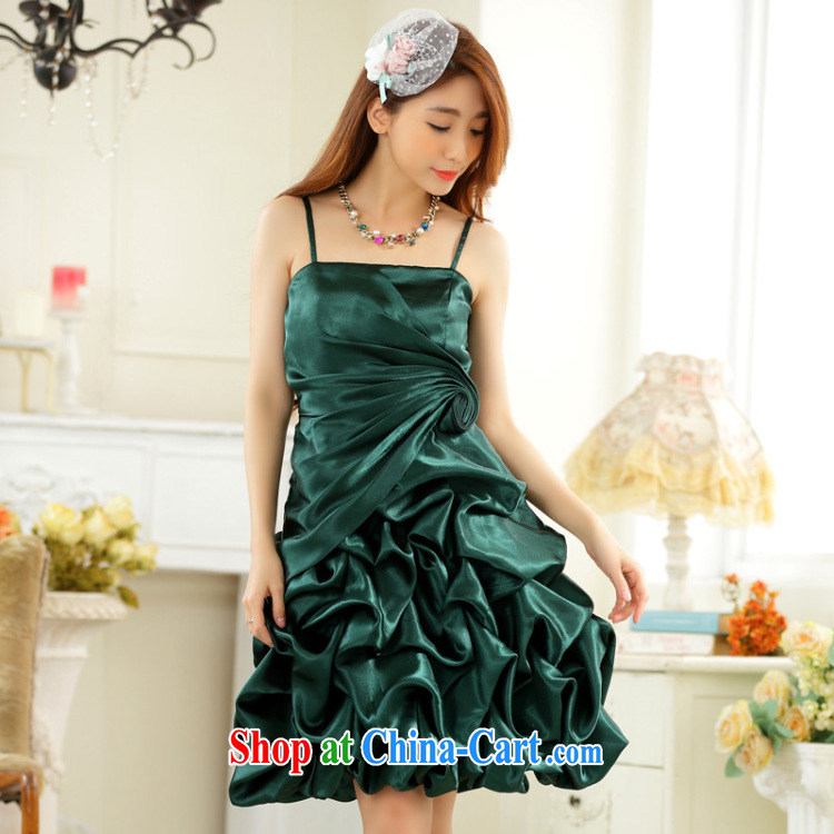 2015 spring and summer new solid-colored sweet GALLUS DRESS evening gown wedding toast the performances, as well as increase, female wine red 3 XL recommendation 175 Jack left and right pictures, price, brand platters! Elections are good character, the national distribution, so why buy now enjoy more preferential! Health