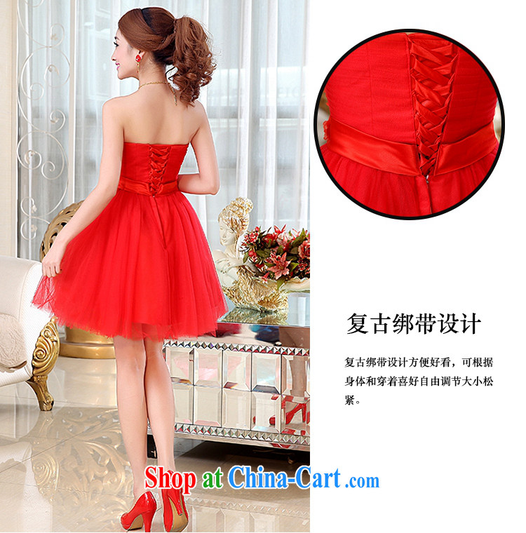 Hi Ka-Hee-won Princess bridal flowers erase chest wedding dresses bridesmaid clothing new 2015 spring X 001 red XL pictures, price, brand platters! Elections are good character, the national distribution, so why buy now enjoy more preferential! Health