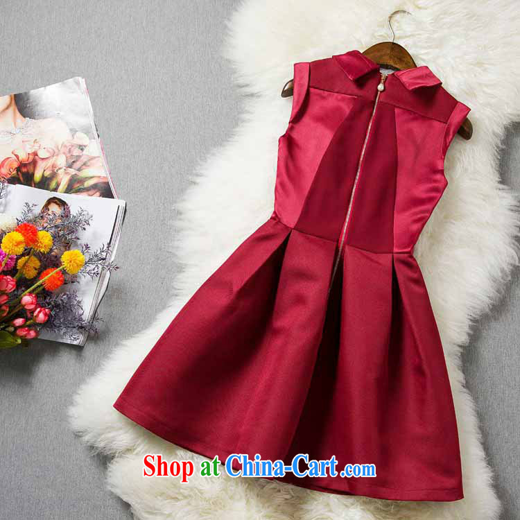The Bekaa in Dili 6023 #Europe retro sleeveless vest dress the skirt the lumbar shaggy skirt small dress, skirt red L pictures, price, brand platters! Elections are good character, the national distribution, so why buy now enjoy more preferential! Health