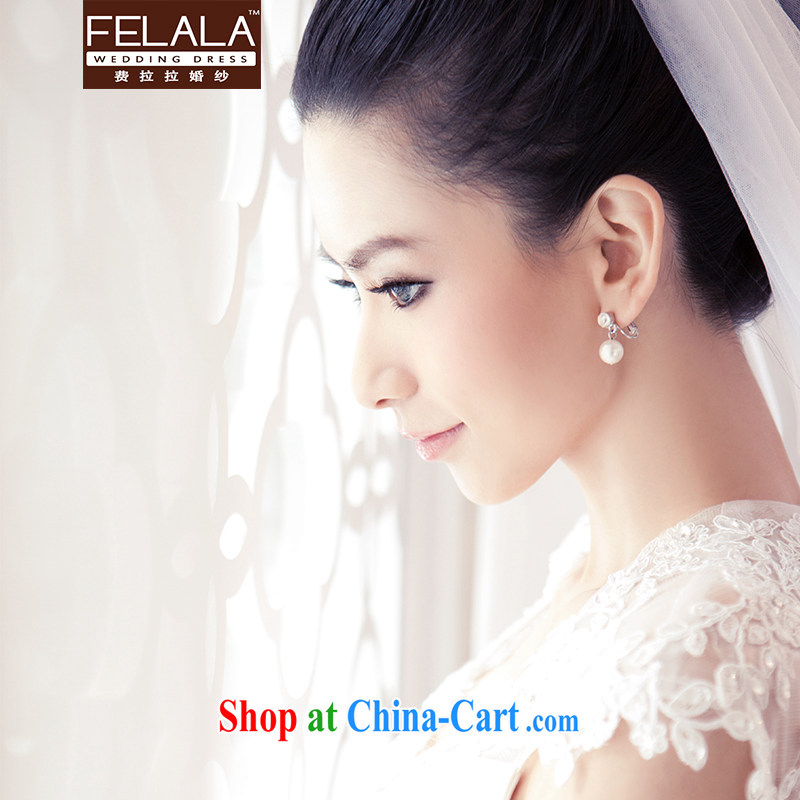 Ferrara 2015 new wedding dresses Korean-style tail wedding dress bridal crowsfoot wedding female wedding tail XL Suzhou shipping, La wedding (FELALA), shopping on the Internet