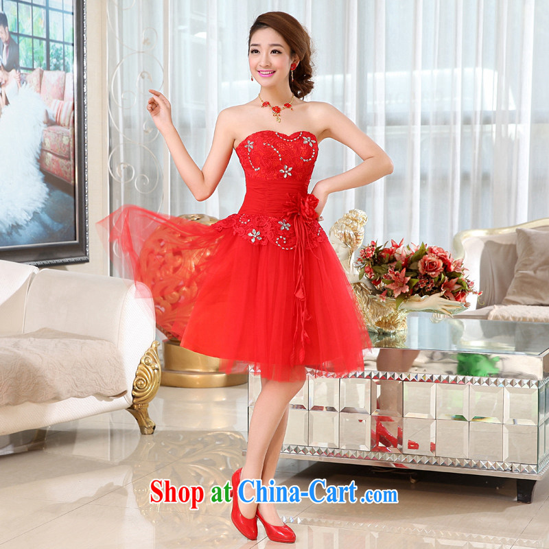 Hi Ka-Hee-won Princess bride's heart-shaped bare chest wedding dresses bridesmaid clothing new 2015 spring X 008 red XL, hi Ka-hi, shopping on the Internet