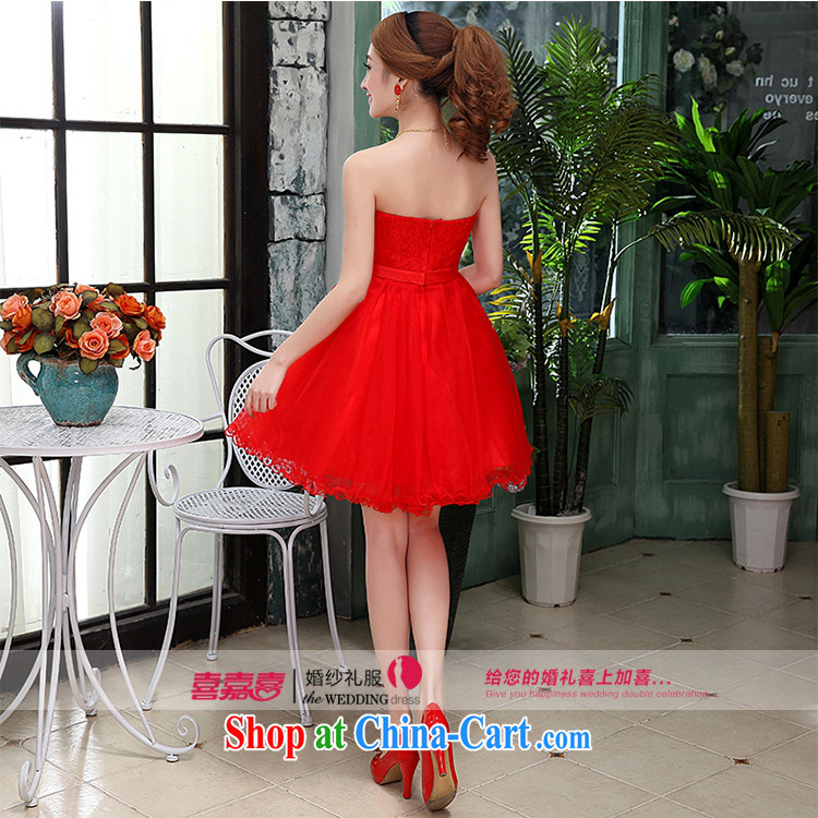Hi Ka-Hee-won, Princess bride, Mary Magdalene sense chest wedding dresses bridesmaid clothing new 2015 spring X 016 red S pictures, price, brand platters! Elections are good character, the national distribution, so why buy now enjoy more preferential! Health