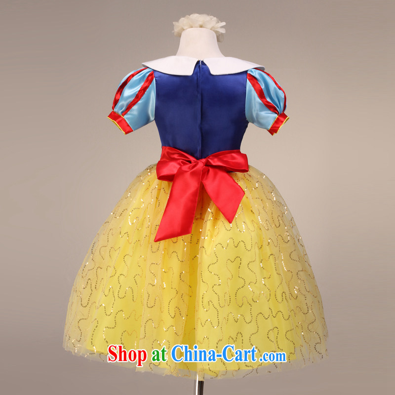 MSLover fairy tale Snow White Palace short sleeve Princess dress children's dance stage dress flower dress FD 130,601 on-chip, 8, name, Elizabeth (MSLOVER), shopping on the Internet