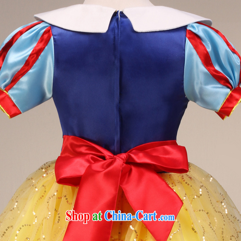 MSLover fairy tale Snow White Palace short sleeve Princess dress children's dance stage dress flower dress FD 130,601 on-chip, 8, name, Elizabeth (MSLOVER), shopping on the Internet