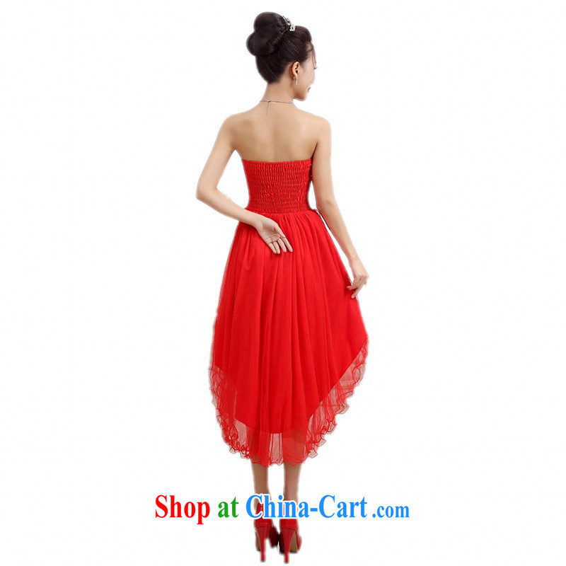 The delivery package as soon as possible the new wedding dress red erase chest dovetail dresses Web yarn bows dress bridesmaid sisters, long, show annual GALLUS DRESS white, code, land is still the clothes, and, online shopping