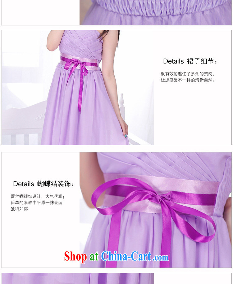 The delivery package mail -- New snow woven small dress ribbon waist bare chest straps dress etiquette annual long skirt wedding evening dress sister bridesmaid short skirts short skirts purple are code pictures, price, brand platters! Elections are good character, the national distribution, so why buy now enjoy more preferential! Health