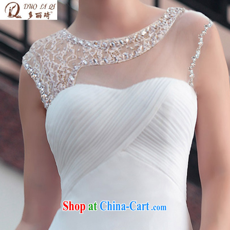 More LAI Ki wedding dresses white wedding dress dress Evening Dress 30,626 white XL, Li Qi (Doris dress), online shopping