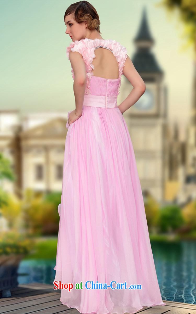 Multi-LAI Ki Europe Evening Dress pink lovely bridesmaid dress shoulders a flower Bridal party wedding dress pink XXL pictures, price, brand platters! Elections are good character, the national distribution, so why buy now enjoy more preferential! Health