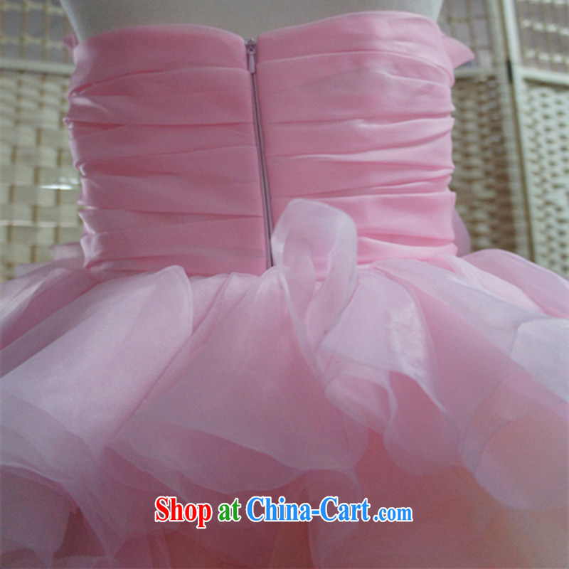 Han Park (cchappiness) Why sheng xiao by default, with bare chest-waist graphics thin shaggy Pink Pink dresses custom price unchanged 508, Han Park (cchappiness), online shopping