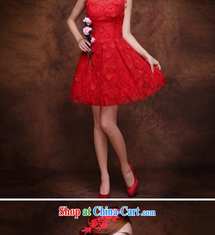 Summer toast Service Bridal stylish new 2015 red evening dress short banquet bridesmaid dresses small female white XXL (within 72 hours shipping) pictures, price, brand platters! Elections are good character, the national distribution, so why buy now enjoy more preferential! Health