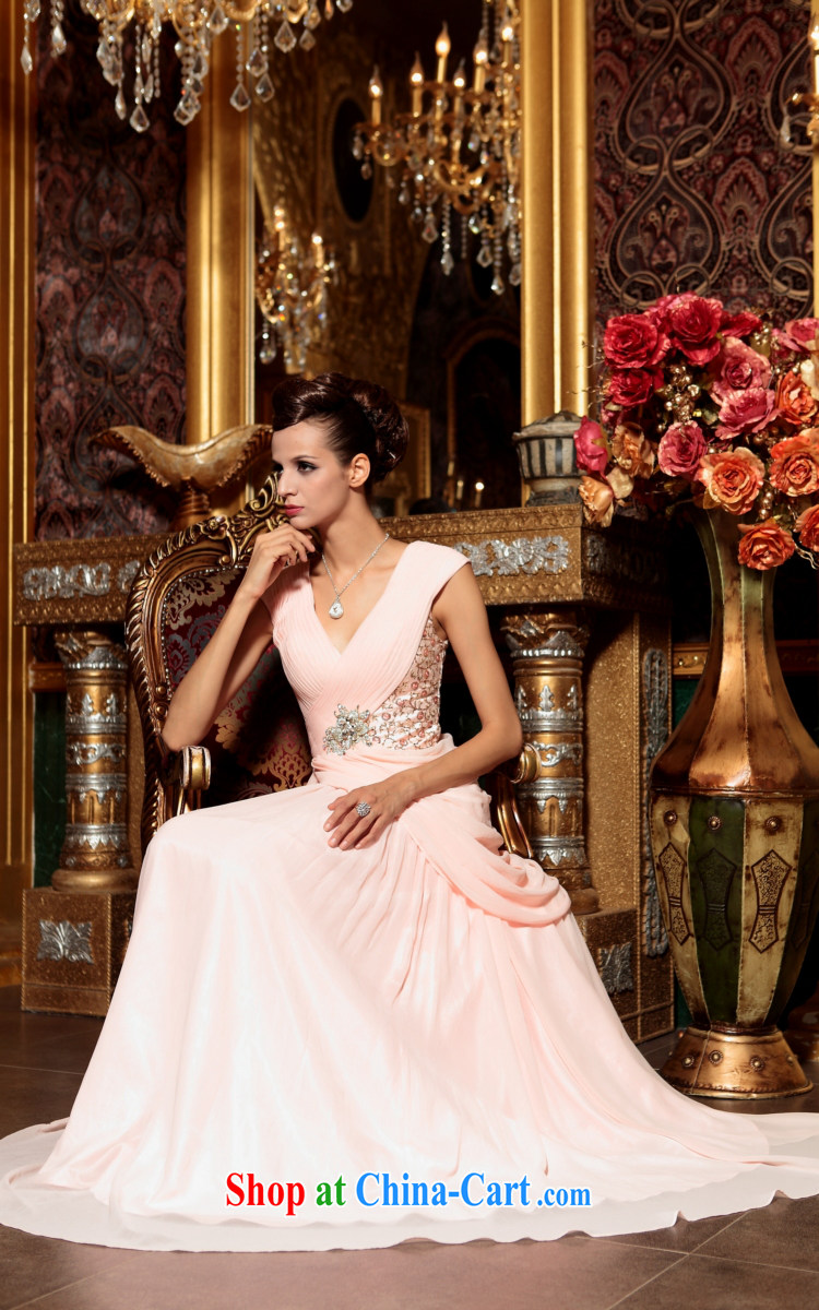 Multi-LAI Ki pale pink cultivating large yards, toast reception wedding dresses Evening Dress pink XXL pictures, price, brand platters! Elections are good character, the national distribution, so why buy now enjoy more preferential! Health