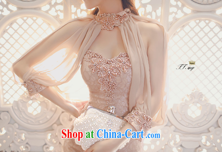 Jade, spring 2015, bridal Evening Dress bridesmaid dress luxury nails Pearl crowsfoot double-yi 3050 skirt and pink A S large pictures, price, brand platters! Elections are good character, the national distribution, so why buy now enjoy more preferential! Health