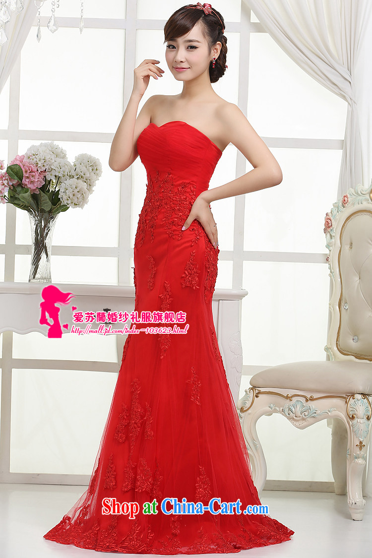 Bridal wedding dresses marriage Korean dresses, red dresses bridal wedding wedding dresses beauty at Merlion dress red XXXL pictures, price, brand platters! Elections are good character, the national distribution, so why buy now enjoy more preferential! Health