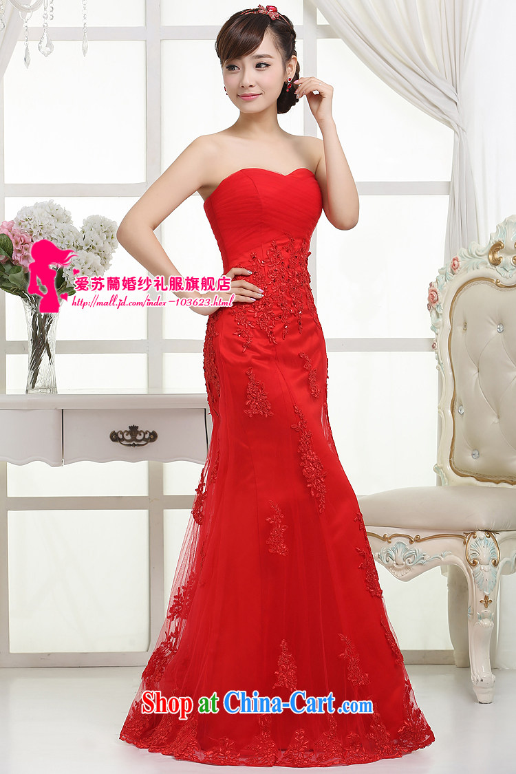 Bridal wedding dresses marriage Korean dresses, red dresses bridal wedding wedding dresses beauty at Merlion dress red XXXL pictures, price, brand platters! Elections are good character, the national distribution, so why buy now enjoy more preferential! Health