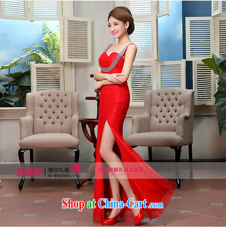 Hi Ka-hi wedding dresses new 2015 spring fashion shoulders the sense of dress uniforms serving dinner bridesmaid clothing X 0006 royal blue M pictures, price, brand platters! Elections are good character, the national distribution, so why buy now enjoy more preferential! Health