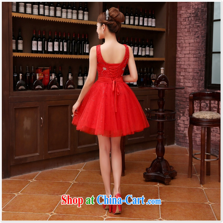 Marriage wedding dresses short bridesmaid mission the marriage tie short Evening Dress wedding dress small white XL pictures, price, brand platters! Elections are good character, the national distribution, so why buy now enjoy more preferential! Health