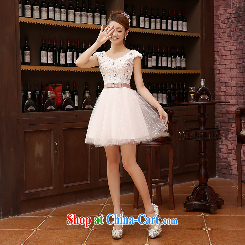 Marriage wedding dresses short, accompanied by her husband in the marriage tie, short Evening Dress wedding dress small white XL, her spirit, and, shopping on the Internet