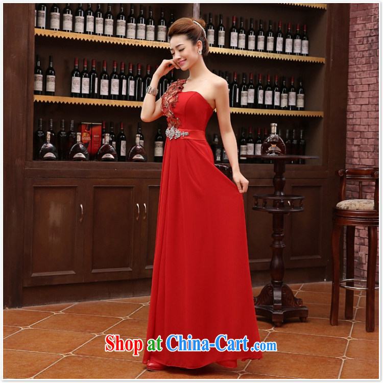 2015 new Korean red, shoulder-length, strap bridal wedding dress uniform toast dress dresses annual M light purple XL pictures, price, brand platters! Elections are good character, the national distribution, so why buy now enjoy more preferential! Health