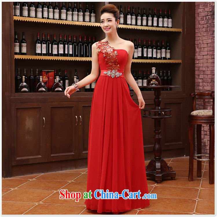 2015 new Korean red, shoulder-length, strap bridal wedding dress uniform toast dress dresses annual M light purple XL pictures, price, brand platters! Elections are good character, the national distribution, so why buy now enjoy more preferential! Health