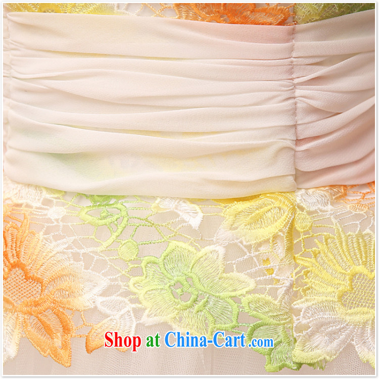 Her spirit marriage wedding dresses short bridesmaid mission the marriage tie, short Evening Dress wedding dress small light yellow XXL pictures, price, brand platters! Elections are good character, the national distribution, so why buy now enjoy more preferential! Health