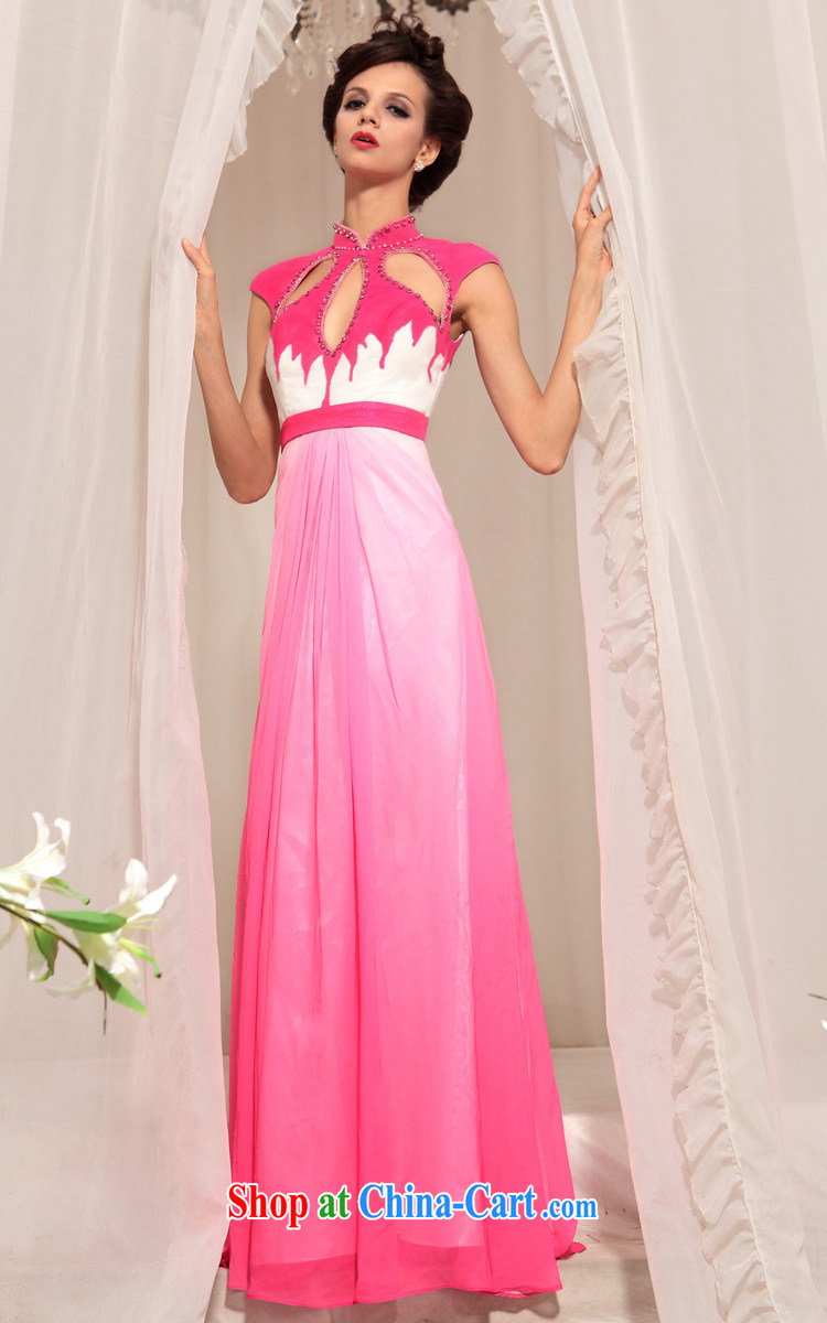 Multi-LAI Ki dress bridal wedding sexy long gown bridal gown toast serving European and American dress pink XXL pictures, price, brand platters! Elections are good character, the national distribution, so why buy now enjoy more preferential! Health