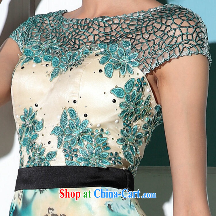 Multi-LAI Ki double-shoulder leopard print Evening Dress banquet company in Europe and America annual dress wedding dresses green XXL pictures, price, brand platters! Elections are good character, the national distribution, so why buy now enjoy more preferential! Health
