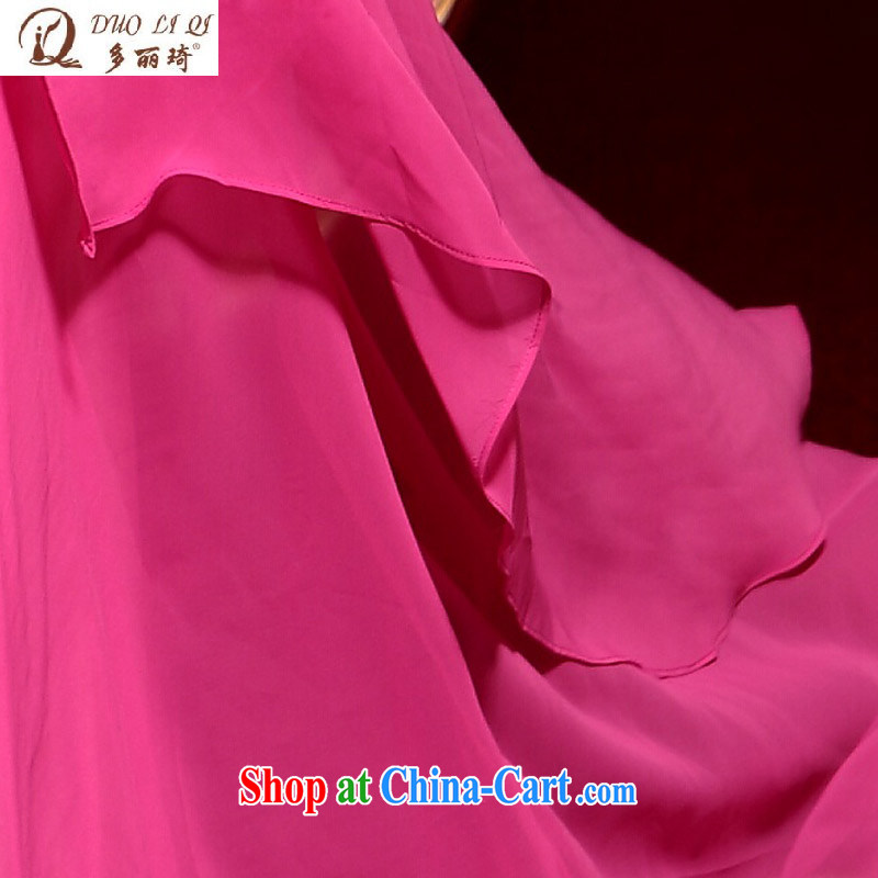 More than Li Qi long dresses, wholesale pink color is also dress nowhere in Europe and dress Evening Dress pink XXL, Li Qi (Doris dress), online shopping