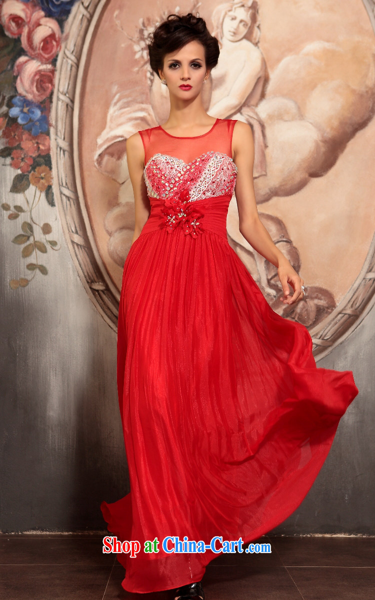 Multi-LAI Ki Europe Evening Dress bridal red only American atmospheric dress wedding toast clothing dress red XXL pictures, price, brand platters! Elections are good character, the national distribution, so why buy now enjoy more preferential! Health