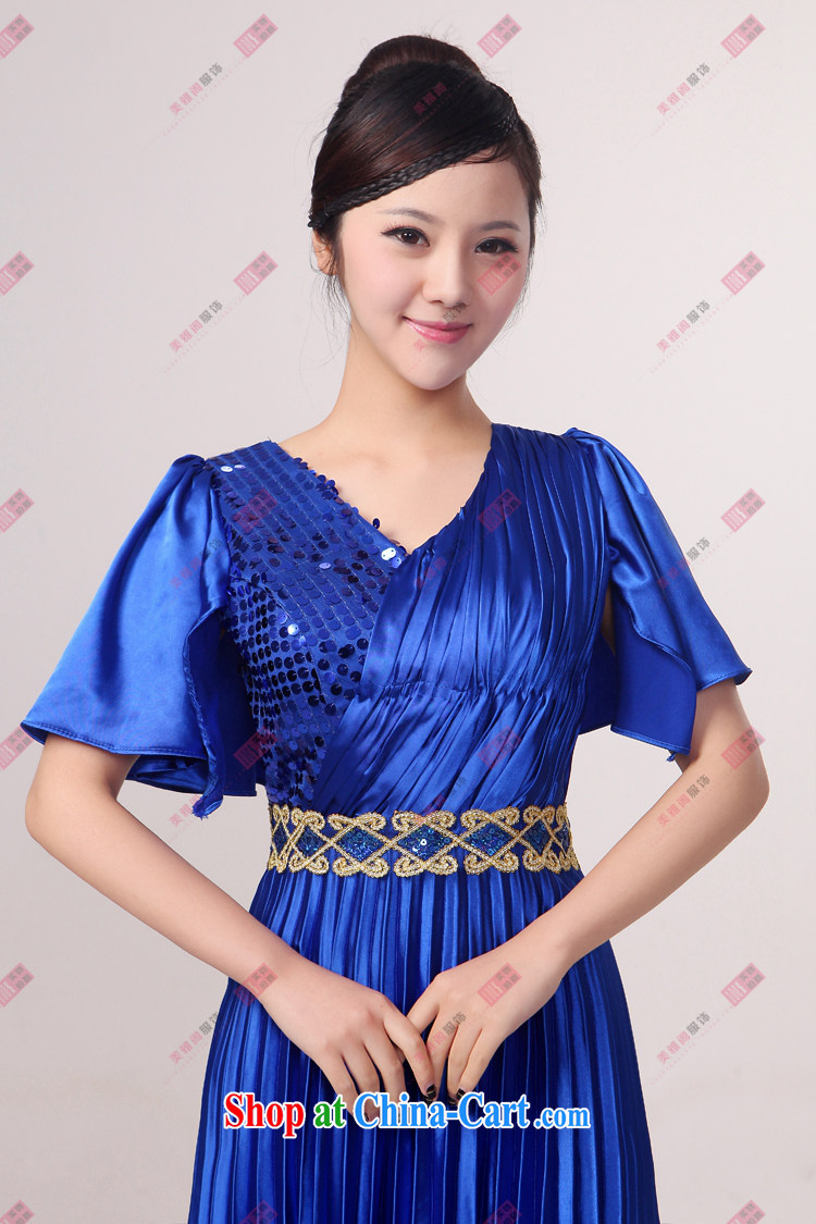 Her spirit new round-collar long choral service bubble cuff chorus serving female long students chorus clothing custom red XXXL pictures, price, brand platters! Elections are good character, the national distribution, so why buy now enjoy more preferential! Health