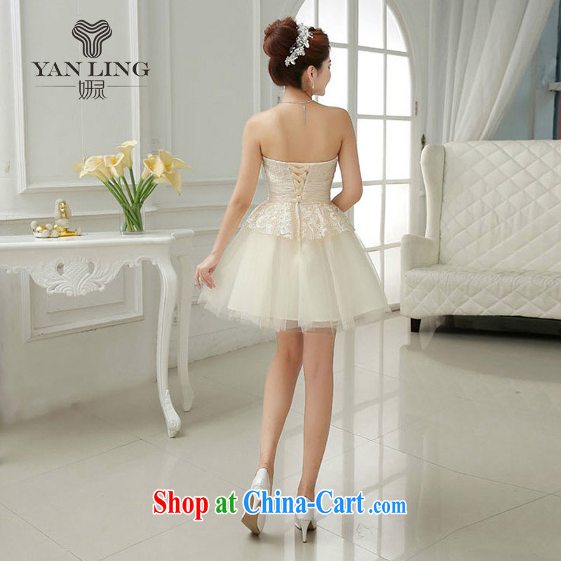Bridal wedding dress short red, water-soluble lace bows. Cultivating the annual dress LF 227 red S, her spirit, and shopping on the Internet