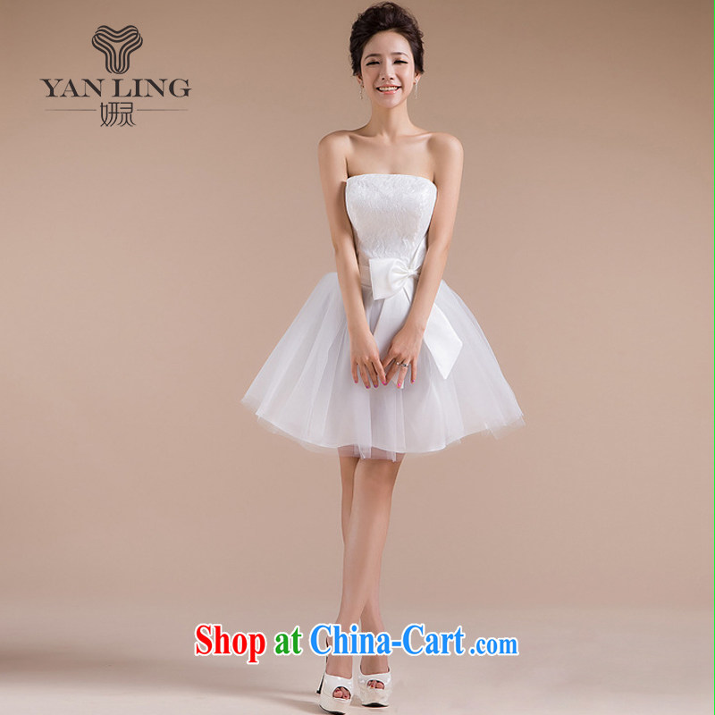 2015 new sister's multi-colored beauty of jubilation and sweet romantic wedding small wedding dresses bridesmaid dress LF - 70 white XXL, her spirit, and shopping on the Internet