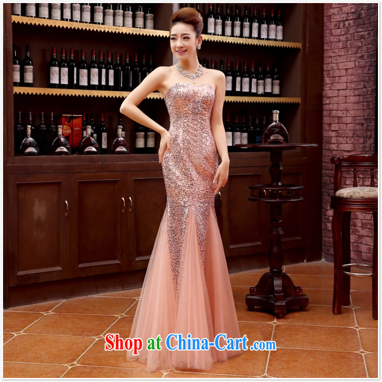 2015 cultivating sense of bare chest, dress crowsfoot lace girl Evening Dress long, stars, bridal toast serving red XXL pictures, price, brand platters! Elections are good character, the national distribution, so why buy now enjoy more preferential! Health