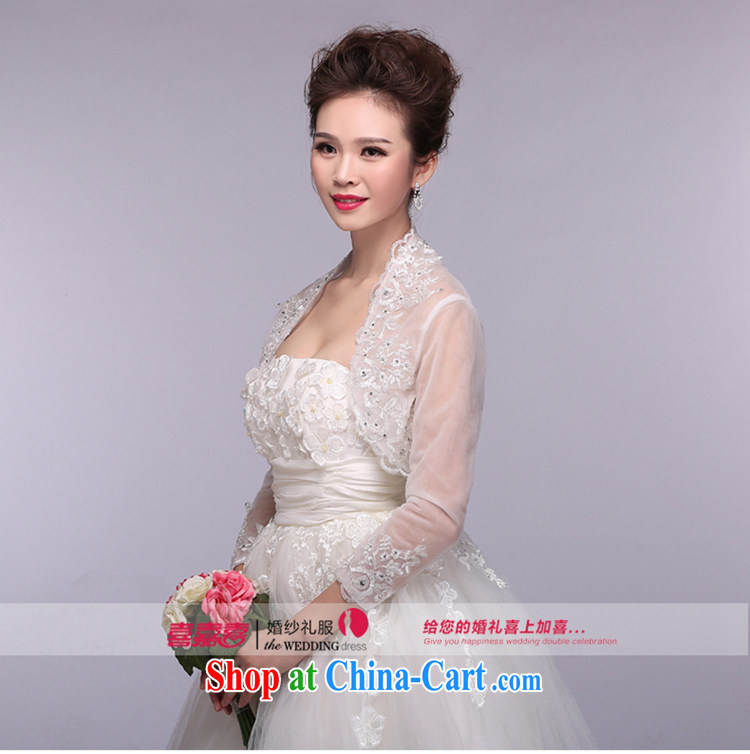 Hi Ka-hi 2015 new white bridal shawls long-sleeved parquet drill embroidery lace thin NJ 05 white are code pictures, price, brand platters! Elections are good character, the national distribution, so why buy now enjoy more preferential! Health