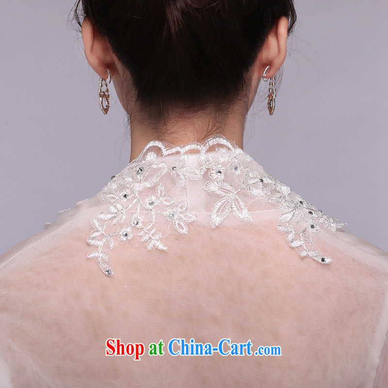Hi Ka-hi 2015 new white bridal shawls long-sleeved parquet drill embroidery lace thin NJ 05 white, code, Hi Ka-hi, shopping on the Internet