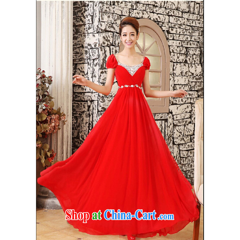 Her spirit new, elegant, long, chorus clothing dress the Command service marriages served toast XXL, her spirit (Yanling), shopping on the Internet