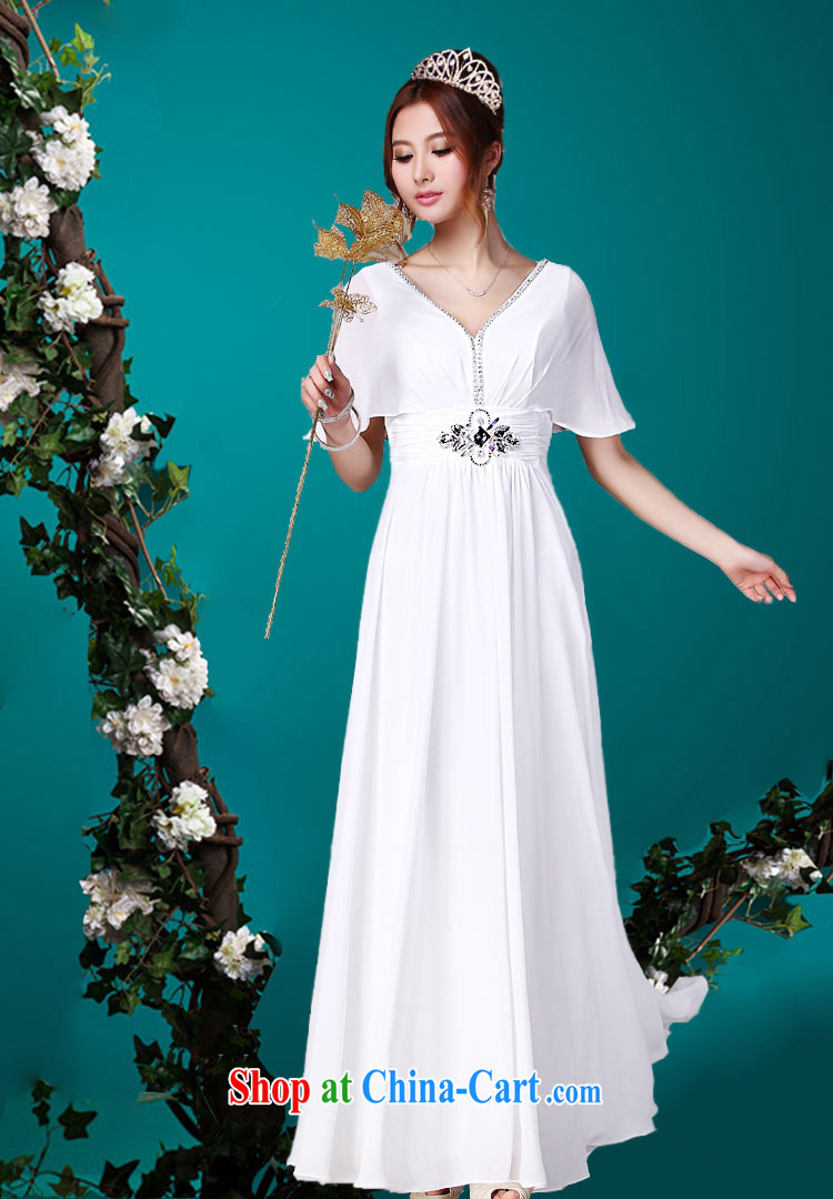 Her spirit white long division, the costumes chorus clothing command Service Bridal wedding dresses toast XXL pictures, price, brand platters! Elections are good character, the national distribution, so why buy now enjoy more preferential! Health