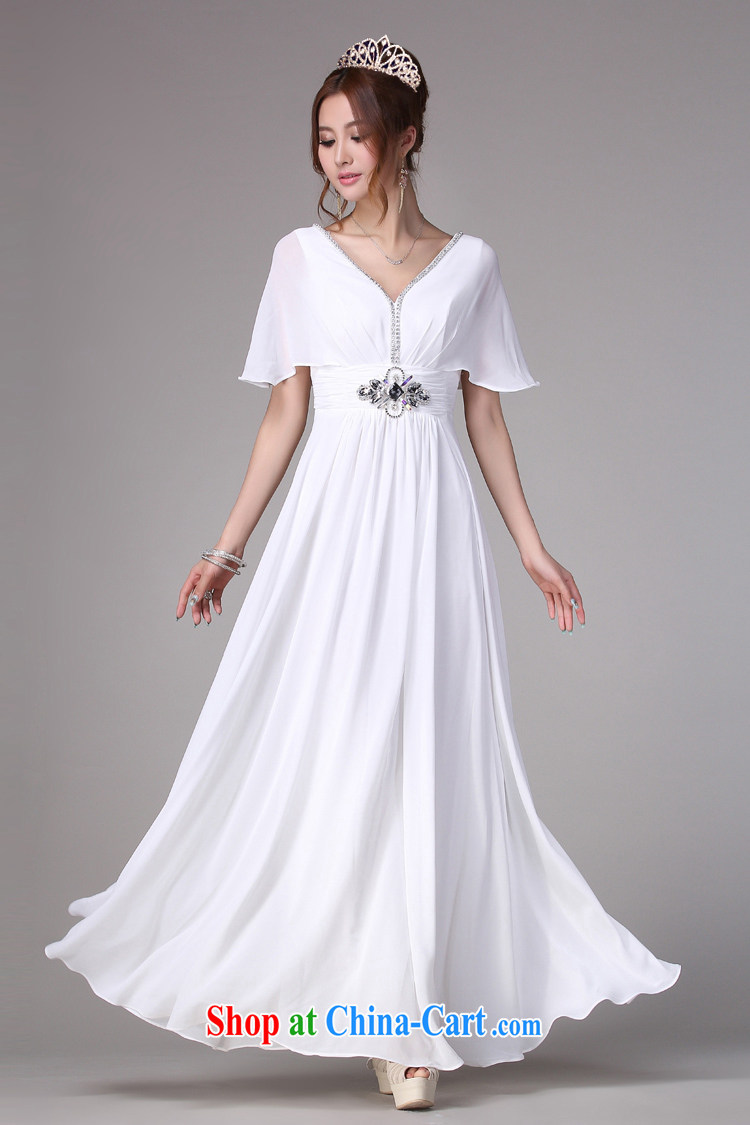 Her spirit white long division, the costumes chorus clothing command Service Bridal wedding dresses toast XXL pictures, price, brand platters! Elections are good character, the national distribution, so why buy now enjoy more preferential! Health