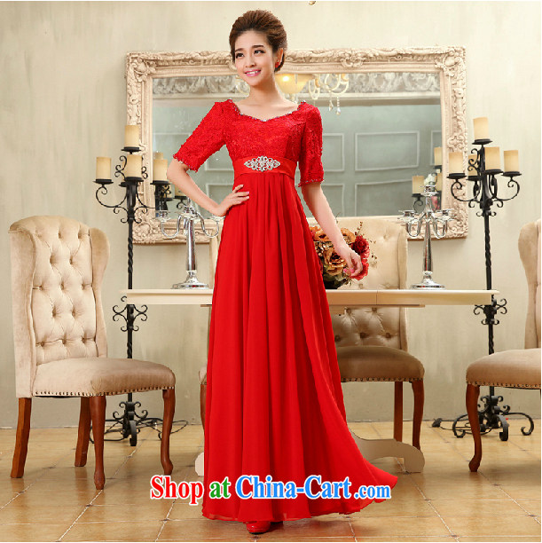 Her spirit marriages bows long high-waist dress girls spring new 2014 lace cuff in red pregnant women dress XXL pictures, price, brand platters! Elections are good character, the national distribution, so why buy now enjoy more preferential! Health