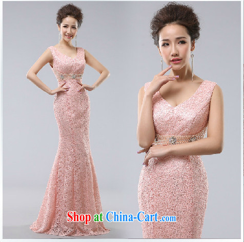 Her spirit new lace shoulders crowsfoot beauty package and bride's wedding dress Night sense of the show dress XXL pictures, price, brand platters! Elections are good character, the national distribution, so why buy now enjoy more preferential! Health