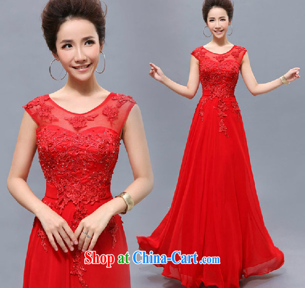 Her spirit field shoulder lace long dress chorus clothing women dress chorus Service Bridal wedding dress XXL pictures, price, brand platters! Elections are good character, the national distribution, so why buy now enjoy more preferential! Health