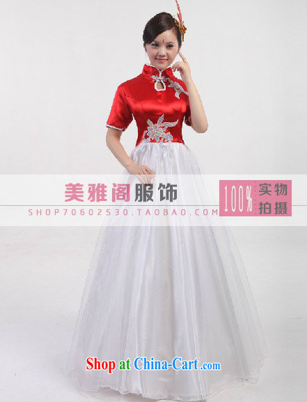 Her spirit, Ms. special long skirt large folk dance clothing the choir uniforms dress the waist graphics thin XXL pictures, price, brand platters! Elections are good character, the national distribution, so why buy now enjoy more preferential! Health