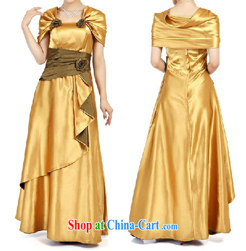 Her spirit Special Gold package shoulder-length, the Chorus choir uniforms clothing bride toast wedding dress XXXL pictures, price, brand platters! Elections are good character, the national distribution, so why buy now enjoy more preferential! Health